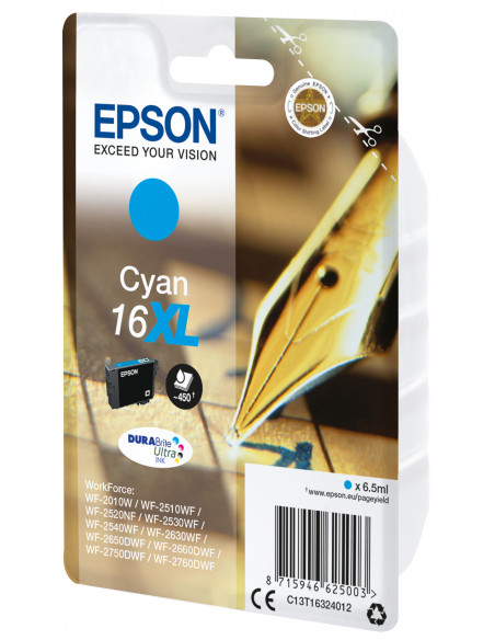 Epson Pen and crossword Cartuccia Penna e cruciverba Ciano Inchiostri DURABrite Ultra 16XL