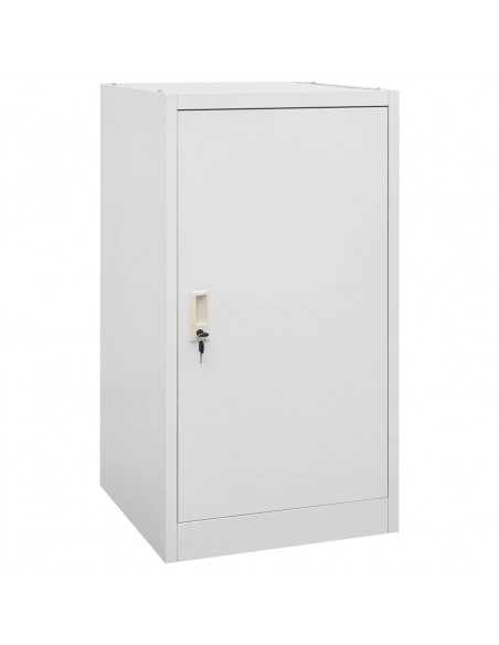 Armadio Porta Sella Grigio Chiaro 53x53x105 cm in Acciaio