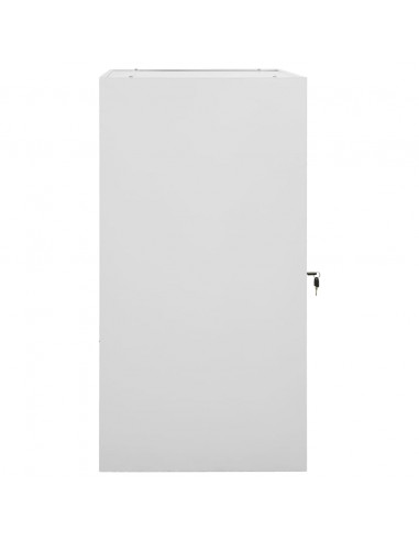 Armadio Porta Sella Grigio Chiaro 53x53x105 cm in Acciaio
