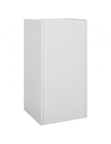 Armadio Porta Sella Grigio Chiaro 53x53x105 cm in Acciaio