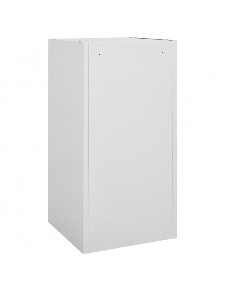 Armadio Porta Sella Grigio Chiaro 53x53x105 cm in Acciaio