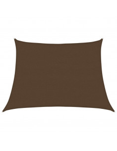 Vela Parasole 160 g/m² Marrone 4/5x3 m in HDPE 2