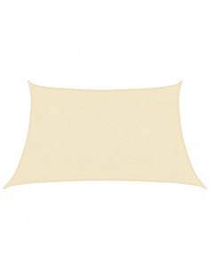 Vela Parasole 160 g/m² Crema 3/4x2 m in HDPE 2