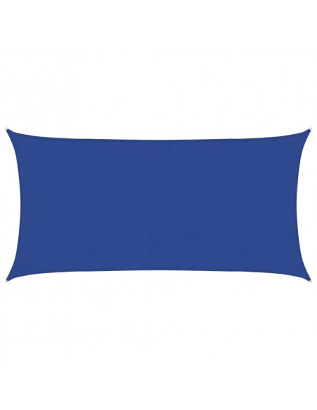 Vela Parasole 160 g/m² Blu 2,5x4,5 m in HDPE