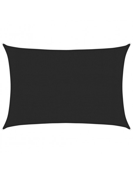 Vela Parasole 160 g/m² Nera 3x4 m in HDPE