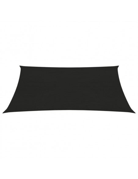 Vela Parasole 160 g/m² Nera 3x4 m in HDPE