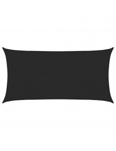 Vela Parasole 160 g/m² Nera 2x4 m in HDPE 2