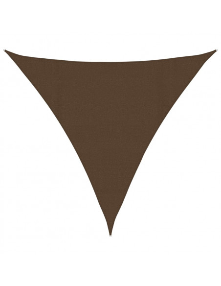 Vela Parasole 160 g/m² Marrone 4,5x4,5x4,5 m in HDPE