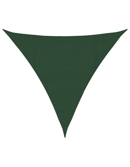 Vela Parasole 160 g/m² Verde Scuro 4,5x4,5x4,5 m in HDPE