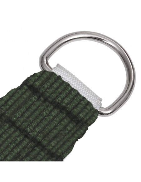 Vela Parasole 160 g/m² Verde Scuro 4,5x4,5x4,5 m in HDPE