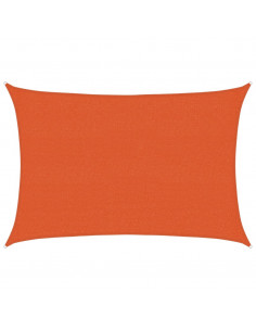 Vela Parasole 160 g/m² Arancione 2,5x4 m in HDPE 2