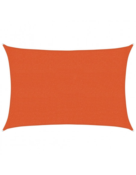 Vela Parasole 160 g/m² Arancione 2,5x4 m in HDPE