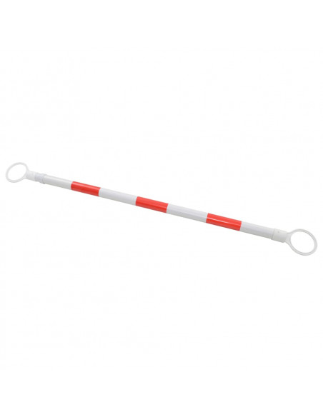 Barre Retrattili per Coni Stradali 2 pz ABS 116-197 cm