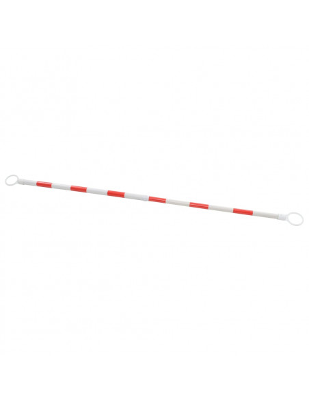 Barre Retrattili per Coni Stradali 2 pz ABS 116-197 cm