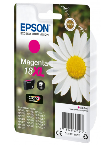 Epson Daisy Cartuccia Margherita Magenta Inchiostri Claria Home 18XL