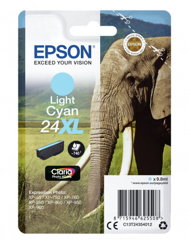 Epson Elephant Cartuccia Ciano Chiaro xl