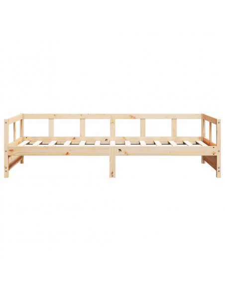 Dormeuse Naturale 80x200 cm in Legno Massello di Pino