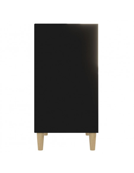 Credenza Nera 57x35x70 cm in Legno Multistrato