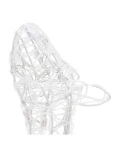 Famiglia di Renne di Natale 160 LED Blu in Acrilico 2