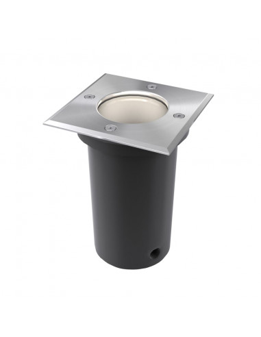 Faretti a Incasso per Esterno Set 3 pz Quadrati