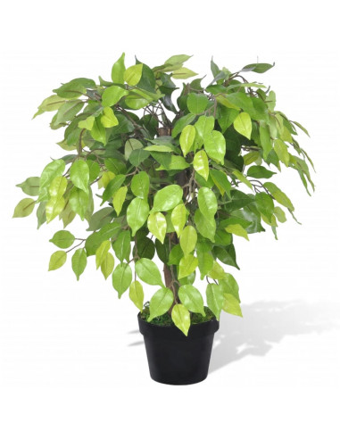 Ficus Nano Artificiale con Vaso 60 cm