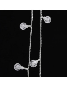 Filo di Luci Sferiche 20m 200 LED Bianco Freddo 8 Funzioni 2