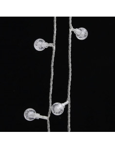 Filo Luci Fatate Sferiche 40m 400 LED Bianco Caldo 8 Funzioni 2