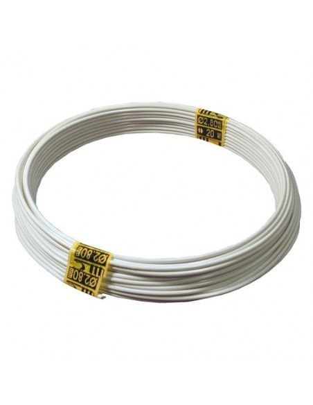 Filo metallico Cavatorta FIB21284020B Bianco Bianco