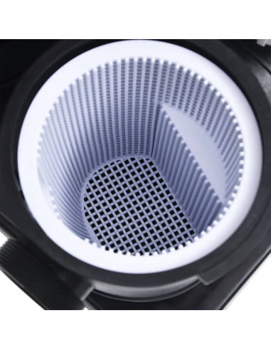 Filtro a Sabbia con Pompa a 7 Vie da 1000 W Blu e Nero