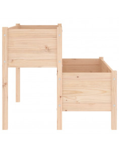 Fioriera 110x84x75 cm in Legno Massello di Pino 2