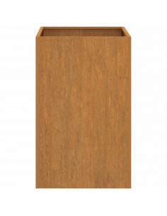 Fioriera 52x48x75 cm Acciaio Corten