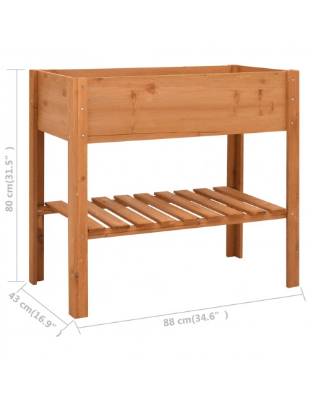 Fioriera 88x43x80 cm in Legno di Abete
