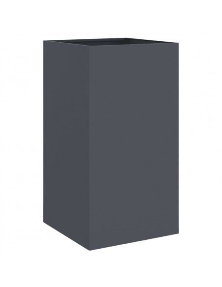 Fioriera Antracite 42x38x75 cm in Acciaio Laminato a Freddo