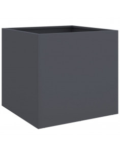 Fioriera Antracite 42x40x39 cm in Acciaio Laminato a Freddo 2