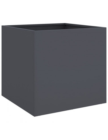 Fioriera Antracite 42x40x39 cm in Acciaio Laminato a Freddo