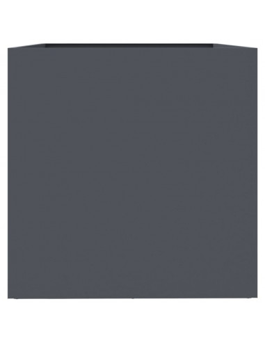 Fioriera Antracite 62x47x46 cm in Acciaio Laminato a Freddo