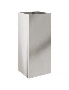 Fioriera Argento 32x29x75 cm in Acciaio Inox 2