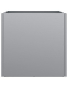 Fioriera Argento 32x30x29 cm in Acciaio Zincato 2