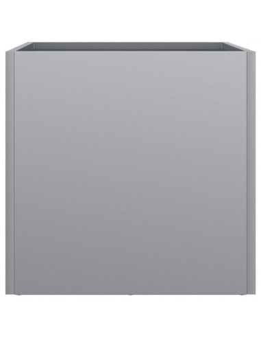 Fioriera Argento 32x30x29 cm in Acciaio Zincato