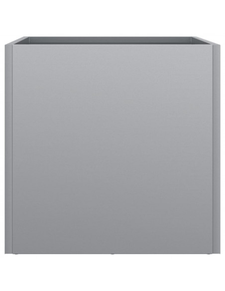 Fioriera Argento 32x30x29 cm in Acciaio Zincato