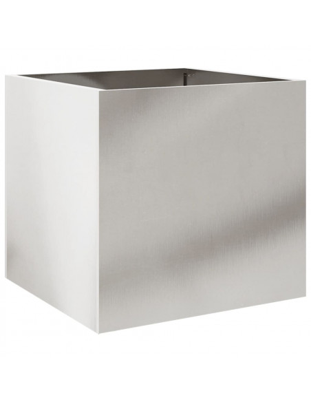 Fioriera Argento 42x40x39 cm in Acciaio Inox