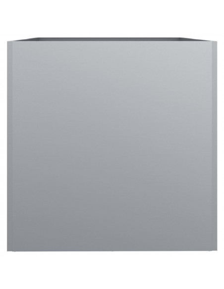 Fioriera Argento 62x40x39 cm in Acciaio Zincato
