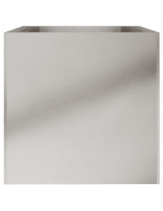 Fioriera Argento 62x47x46 cm in Acciaio Inox 2
