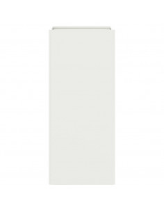 Fioriera Bianca 32x27,5x75 cm in Acciaio Laminato a Freddo 2