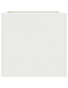 Fioriera Bianca 32x30x29 cm in Acciaio 2