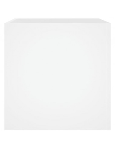 Fioriera Bianca 40x40x40 cm in Legno Multistrato