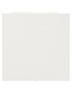 Fioriera Bianca 62x30x29 cm in Acciaio Laminato a Freddo