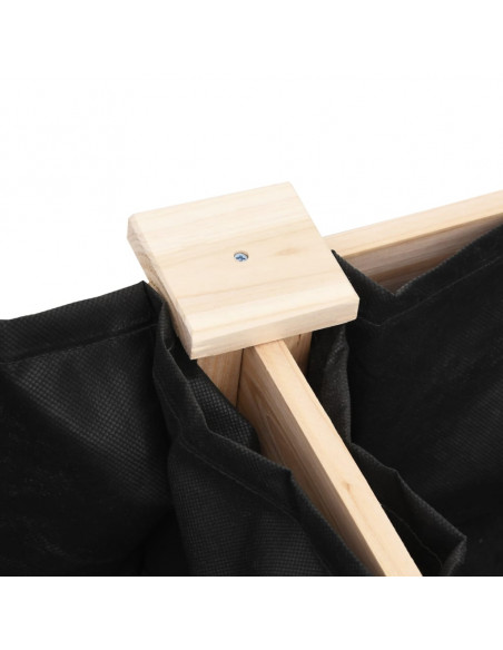 Fioriera con Fodera 203x53x76 cm Legno Massello di Abete