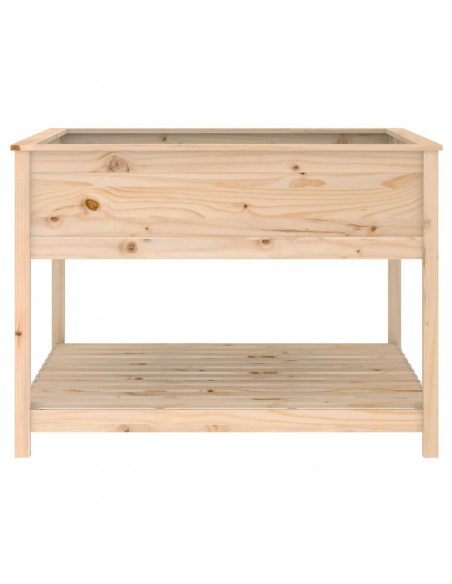 Fioriera con Mensola 111,5x111,5x81cm in Legno Massello di Pino