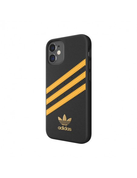 Adidas 3-Stripes custodia per cellulare 13,7 cm (5.4") Cover Nero, Oro